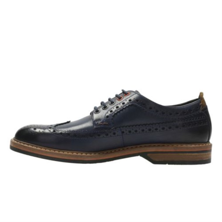 Límite De Pitney De Cuero Azul Clarks