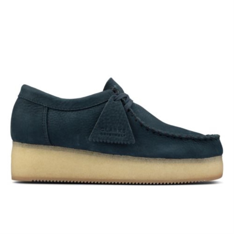 Clarks Nobuk Azul Wallacraft Lo