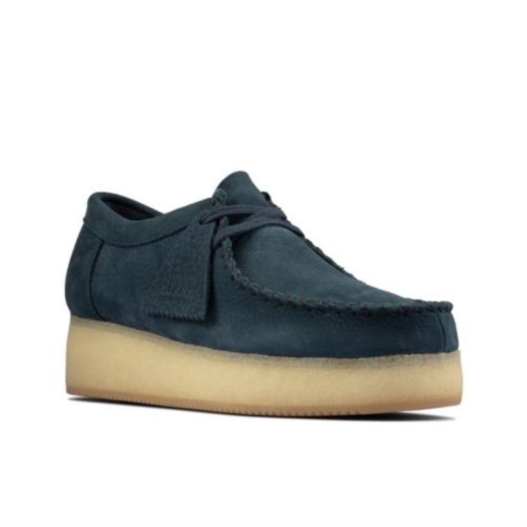 Clarks Nobuk Azul Wallacraft Lo