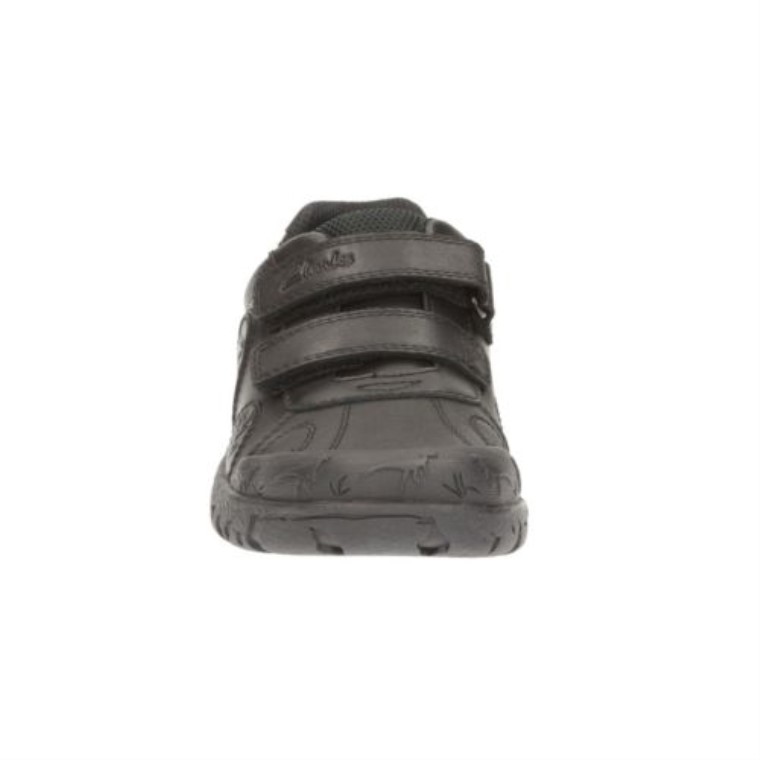Clarks Bronto Paso Inf Y Ajuste Negro