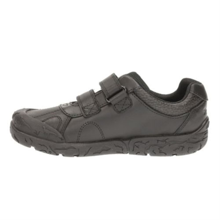 Clarks Bronto Paso Inf Y Ajuste Negro