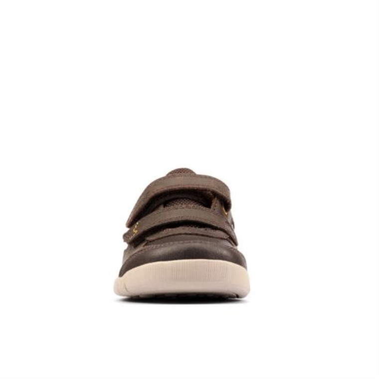 Clarks Cuero Marrón Rex Play Fst G Ajuste