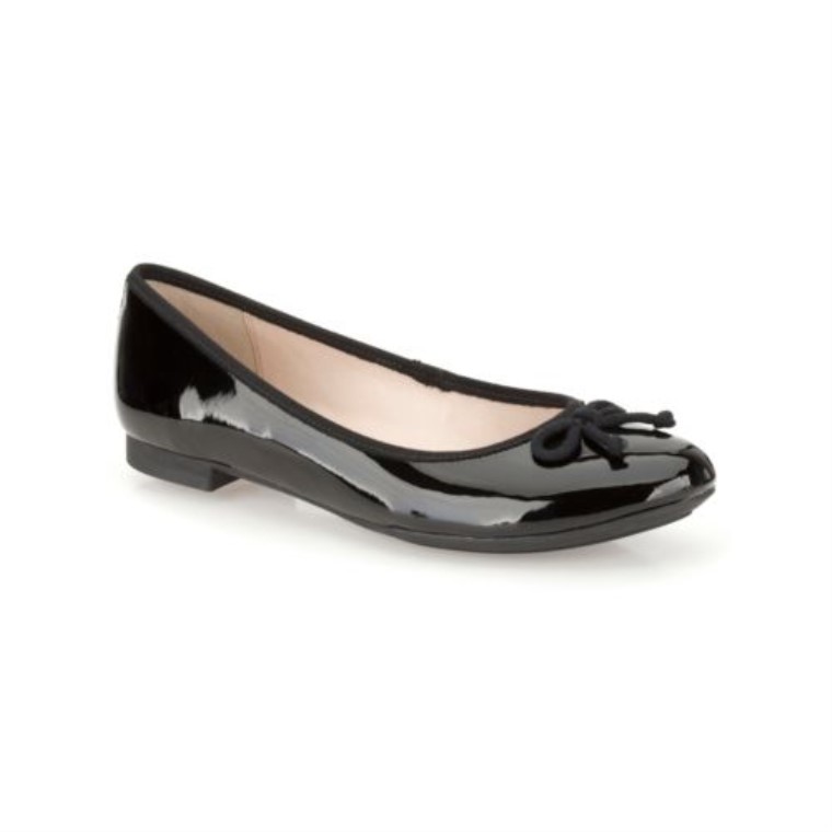 Clarks Paseo En Carrusel Charol Negro