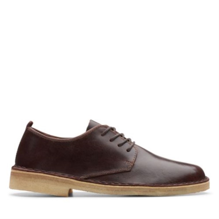 Clarks Cuero Castaño Desierto Londres