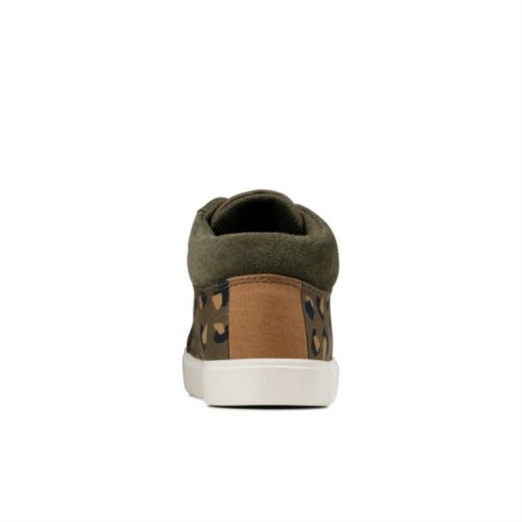 Clarks City Hop Inf G Fit Camuflaje Verde Oliva