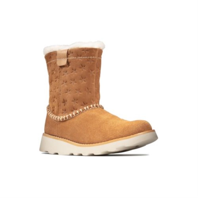 Clarks Crown Piper Jnr F Ante Ajuste Tostado