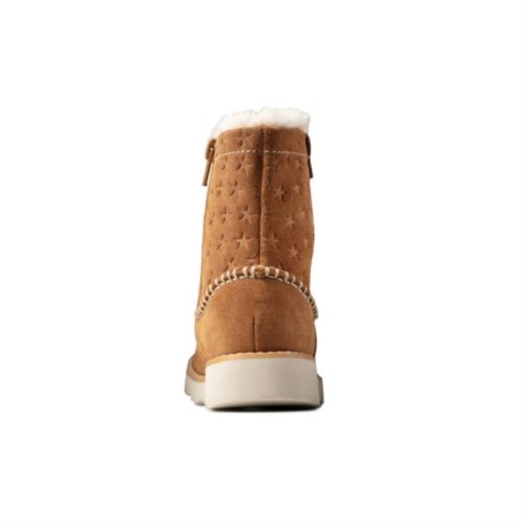 Clarks Crown Piper Jnr F Ante Ajuste Tostado