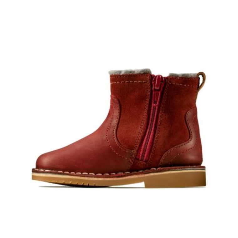 Clarks Rojo Oscuro Cometa Frost Fst F Fit