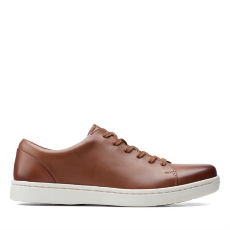 Clarks Cuero Marrón Oscuro Kitna Lo