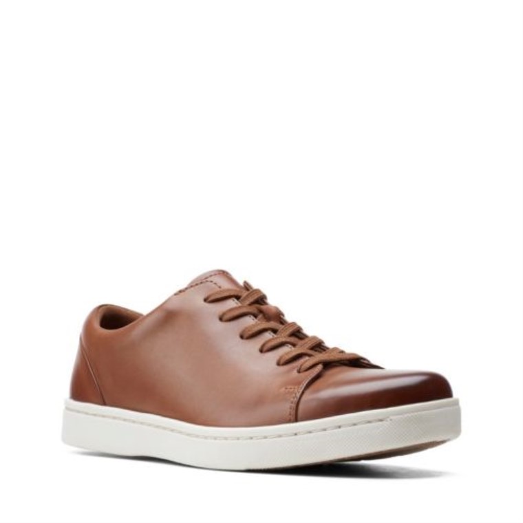 Clarks Cuero Marrón Oscuro Kitna Lo