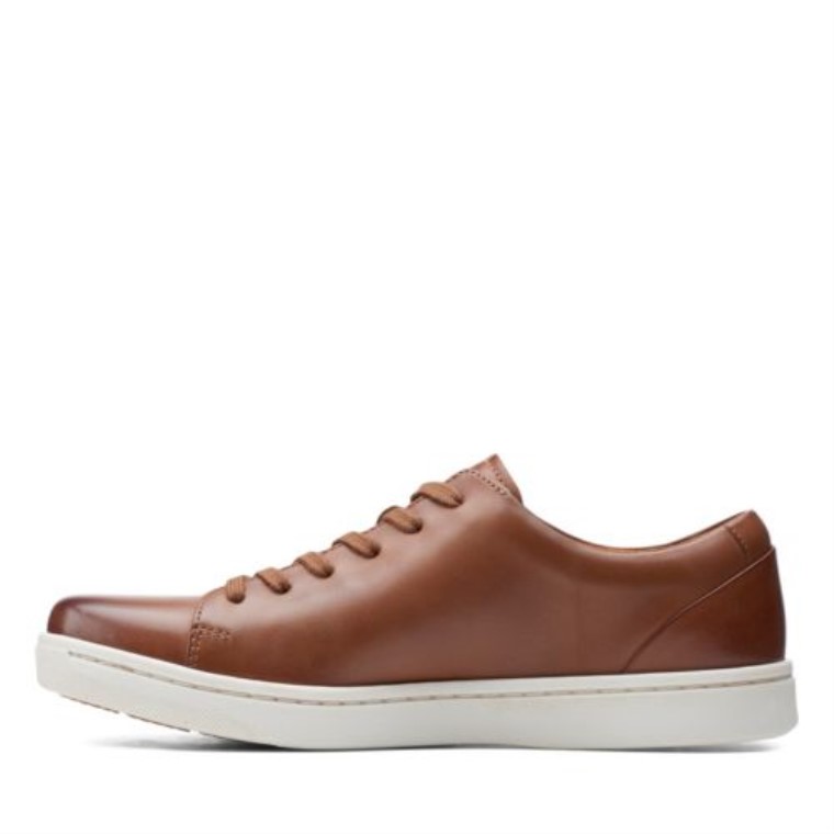Clarks Cuero Marrón Oscuro Kitna Lo