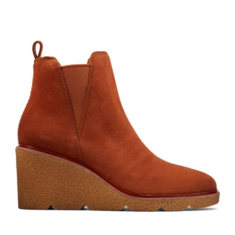 Top Clarkford De Ante Tostado Oscuro Clarks
