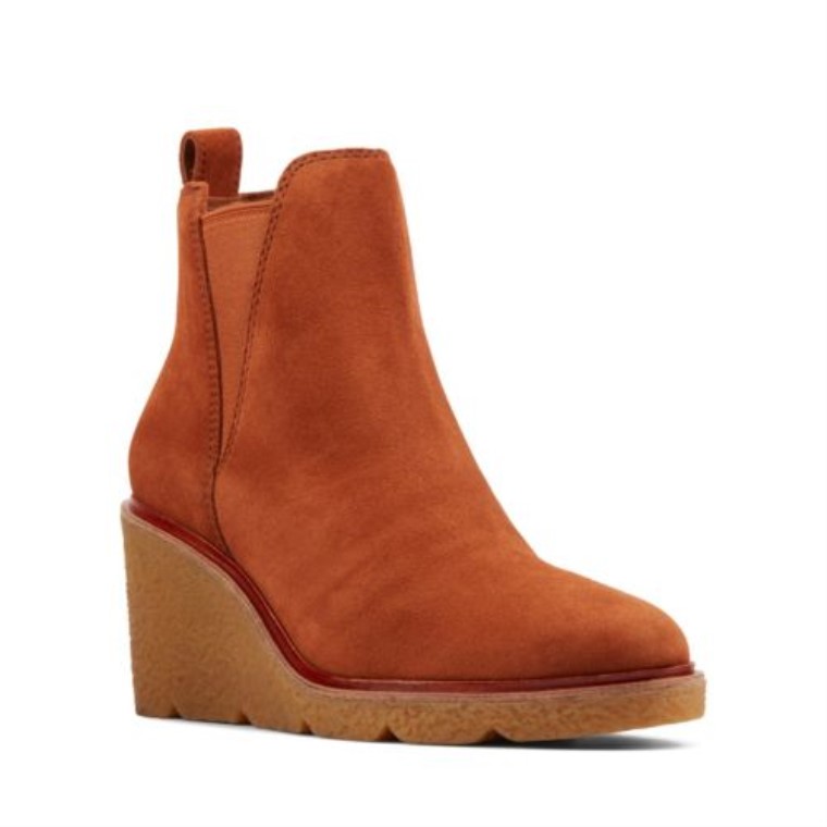 Top Clarkford De Ante Tostado Oscuro Clarks