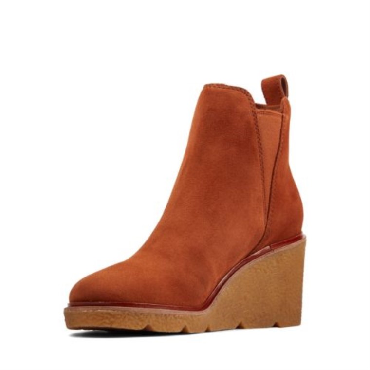 Top Clarkford De Ante Tostado Oscuro Clarks