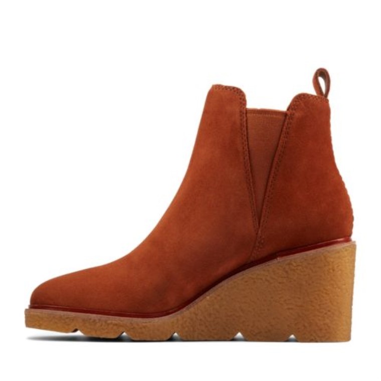 Top Clarkford De Ante Tostado Oscuro Clarks