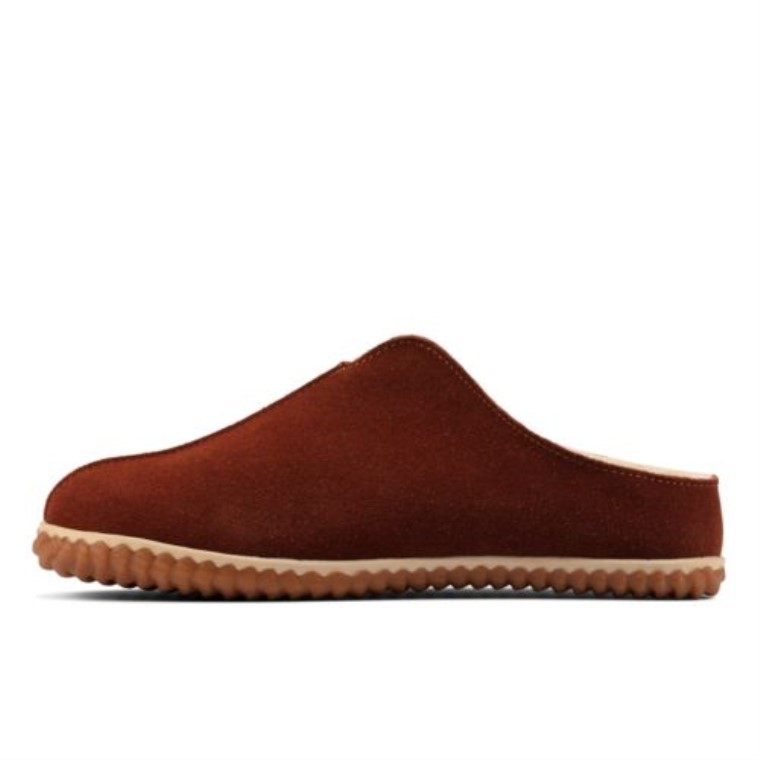 Marrón Oscuro Gamuza Clarks Estilo Casero