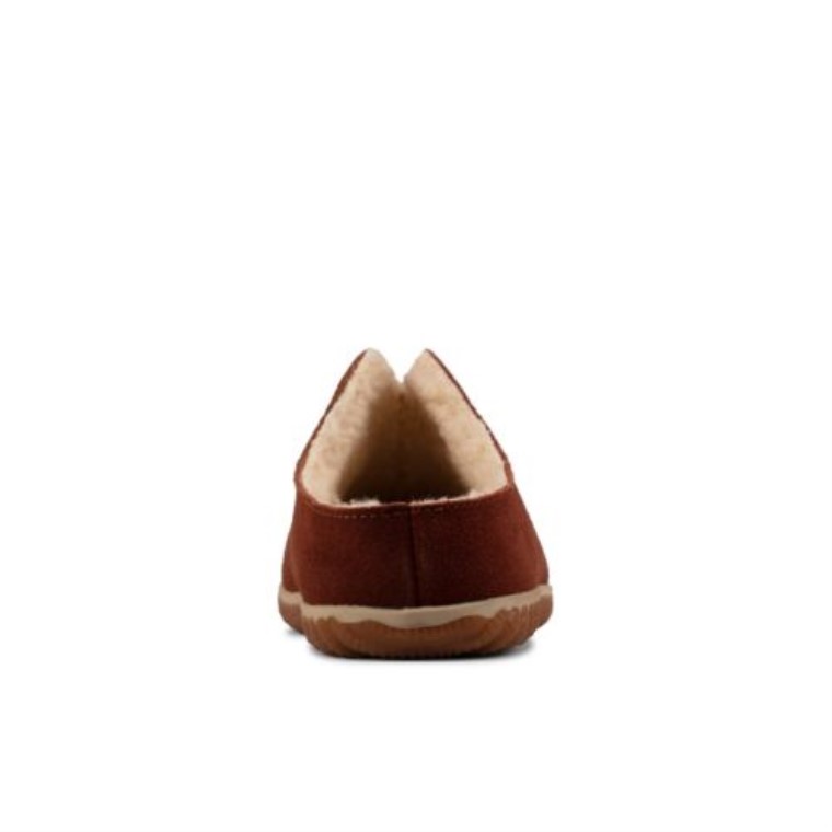 Marrón Oscuro Gamuza Clarks Estilo Casero