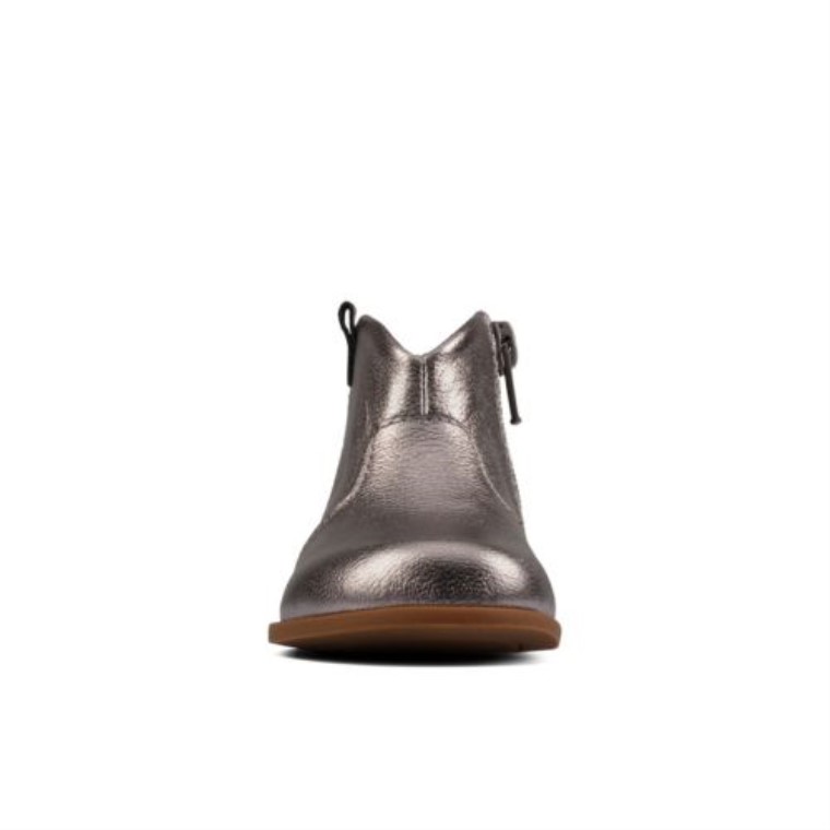Clarks Drew Dawn Fst F Ajuste Peltre Cuero