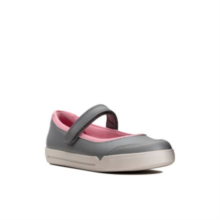 Clarks Esmeril Halo Jnr G Ajuste Gris