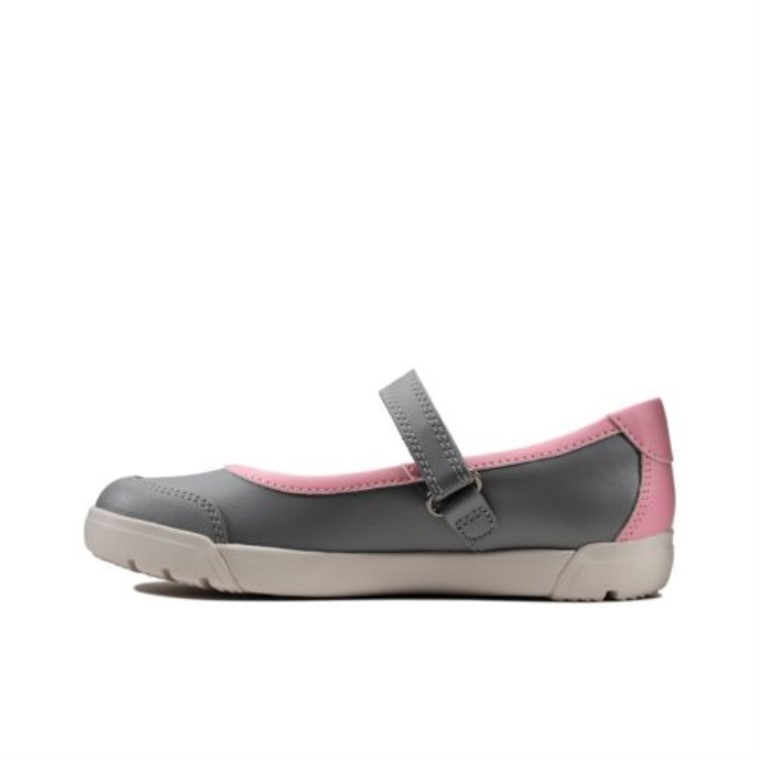 Clarks Esmeril Halo Jnr G Ajuste Gris