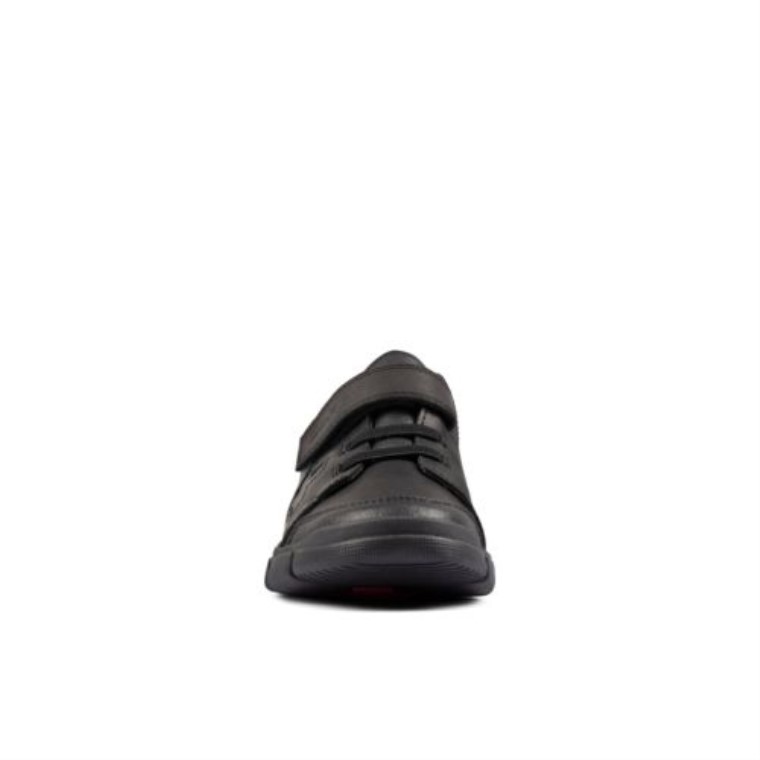 Clarks Encode Flash Inf F Fit Cuero Negro