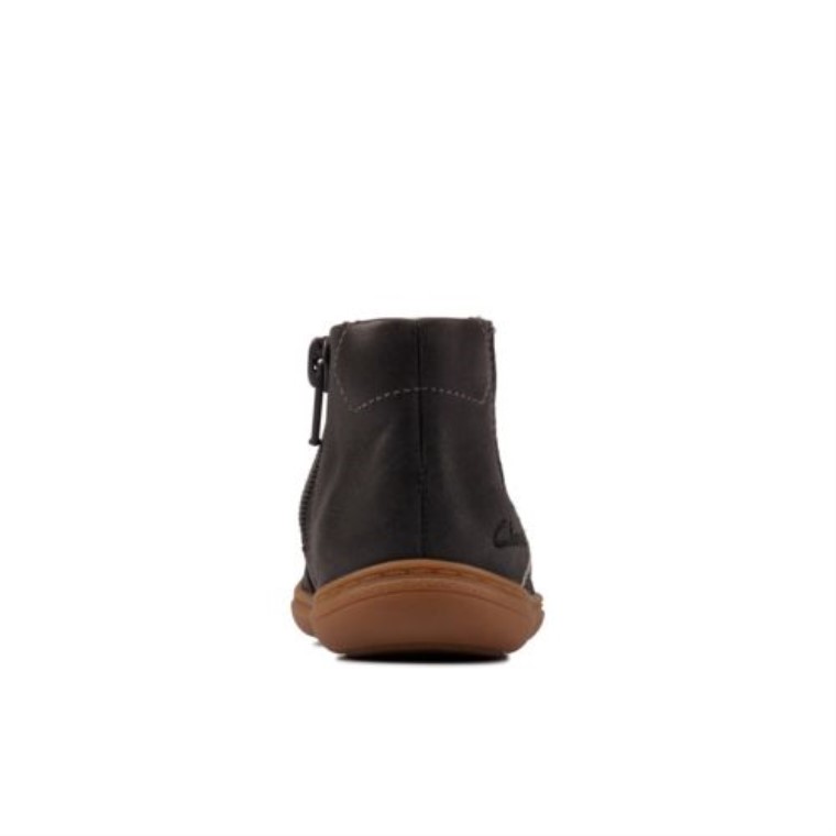 Clarks Flash Sea Fst F Fit Gris Oscuro Lea