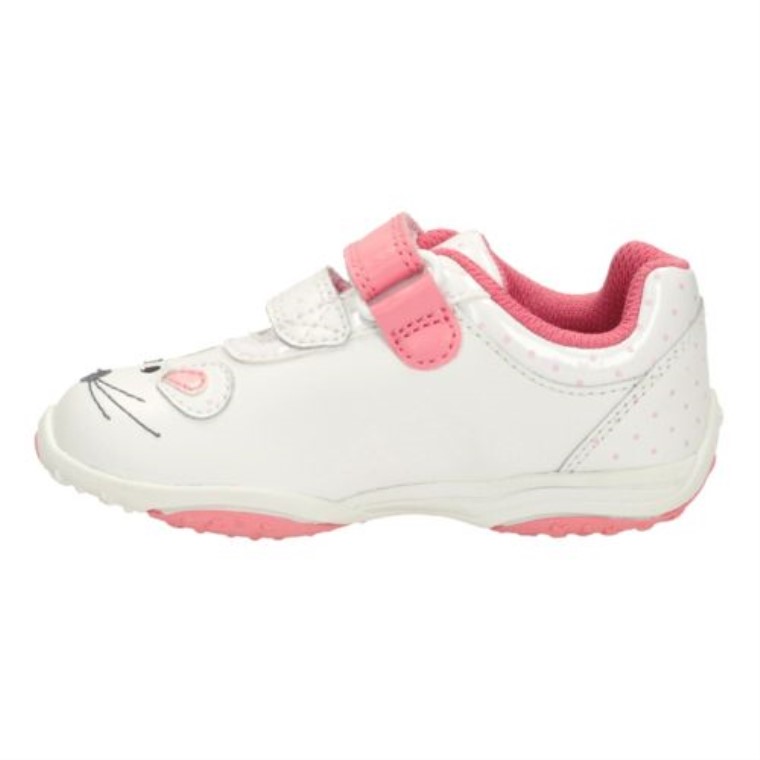Clarks Giggle Up Fst G Ajuste Blanco