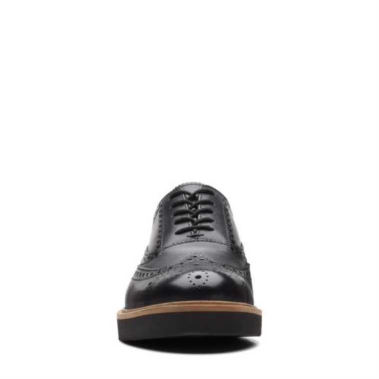 Clarks Glickly Brogue Cuero Negro