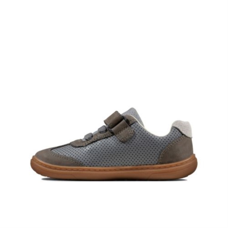 Clarks Gris Combi Lea Flash Paso Inf F Ajuste