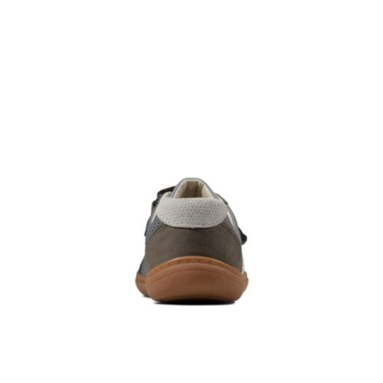 Clarks Gris Combi Lea Flash Paso Inf F Ajuste