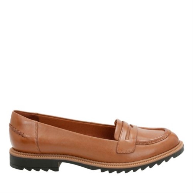 Clarks Griff Milly Bronceado Cuero