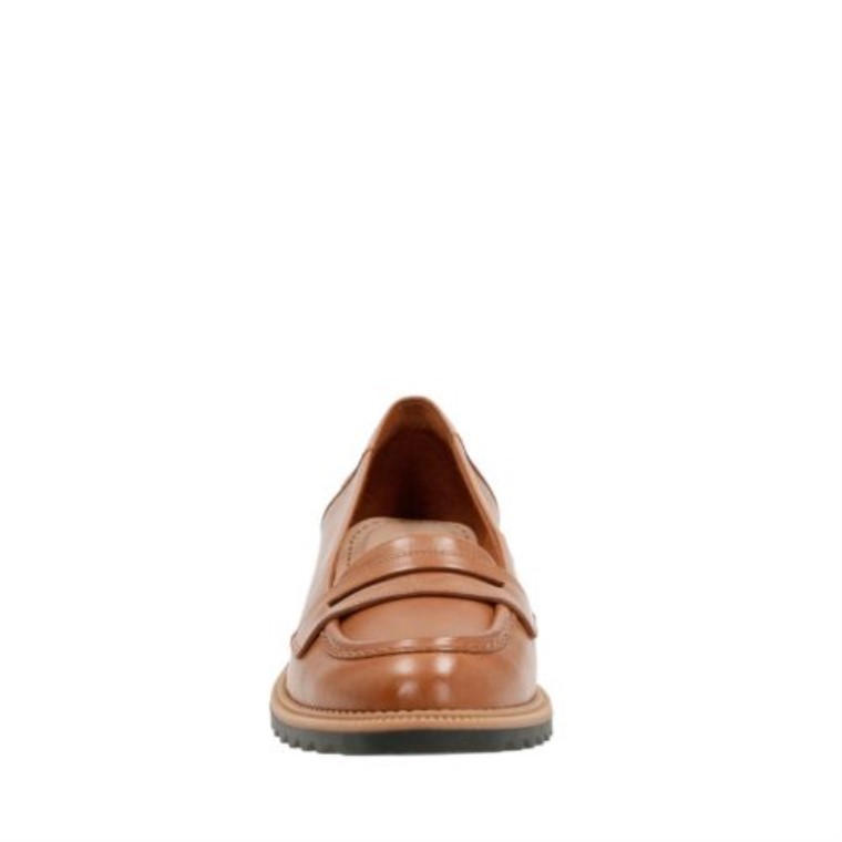 Clarks Griff Milly Bronceado Cuero