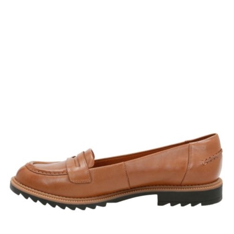 Clarks Griff Milly Bronceado Cuero