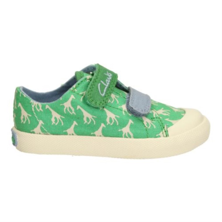 Clarks Halcy Fly Fst F Fit Verde Textil