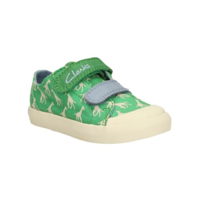 Clarks Halcy Fly Fst F Fit Verde Textil