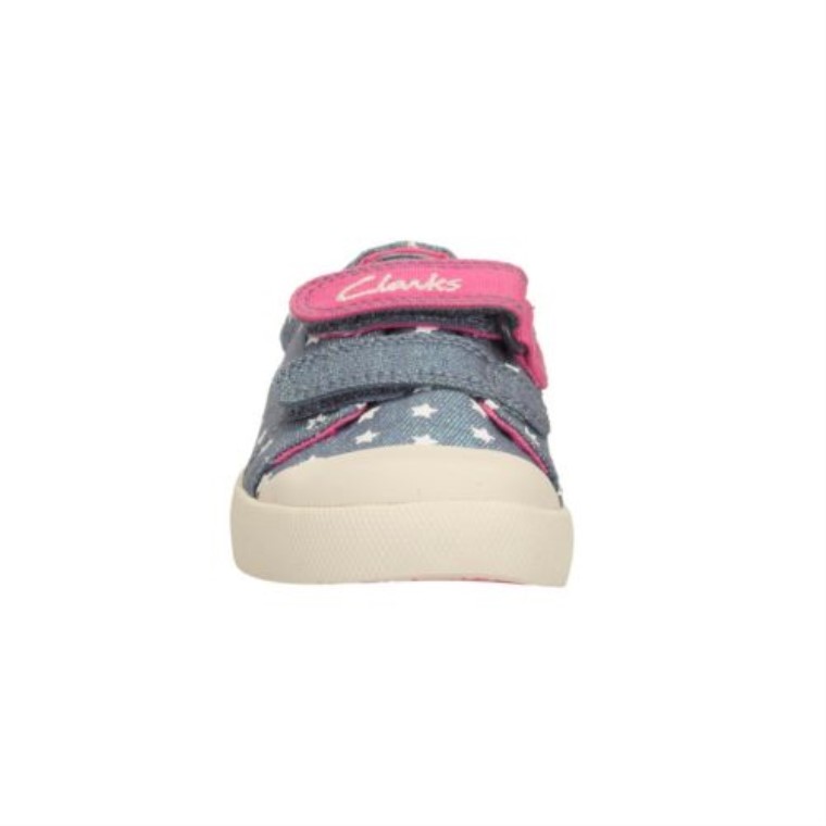 Clarks Halcy Hana Fst G Fit Lienzo De Mezclilla