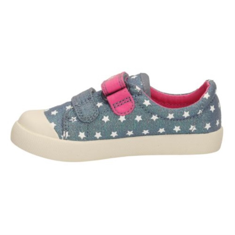 Clarks Halcy Hana Fst G Fit Lienzo De Mezclilla
