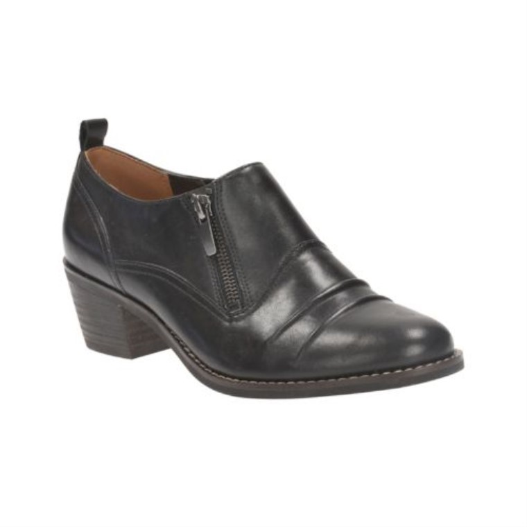 Clarks Hamlyn Marie Cuero Negro