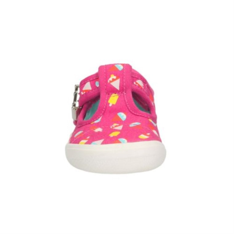 Clarks Tela Rosa Intenso Lazo Briley Fst E Fit