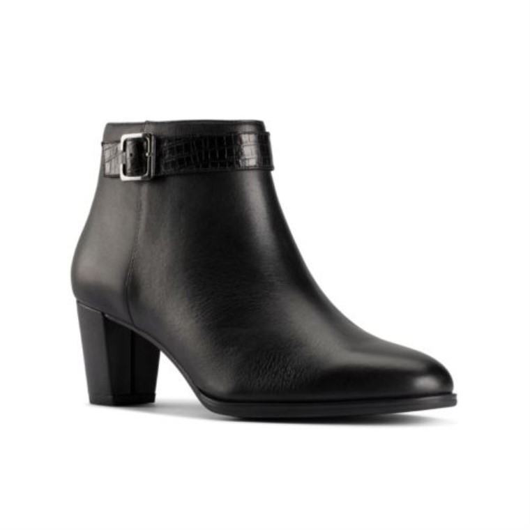 Bota Clarks Kayl60 Cuero Negro