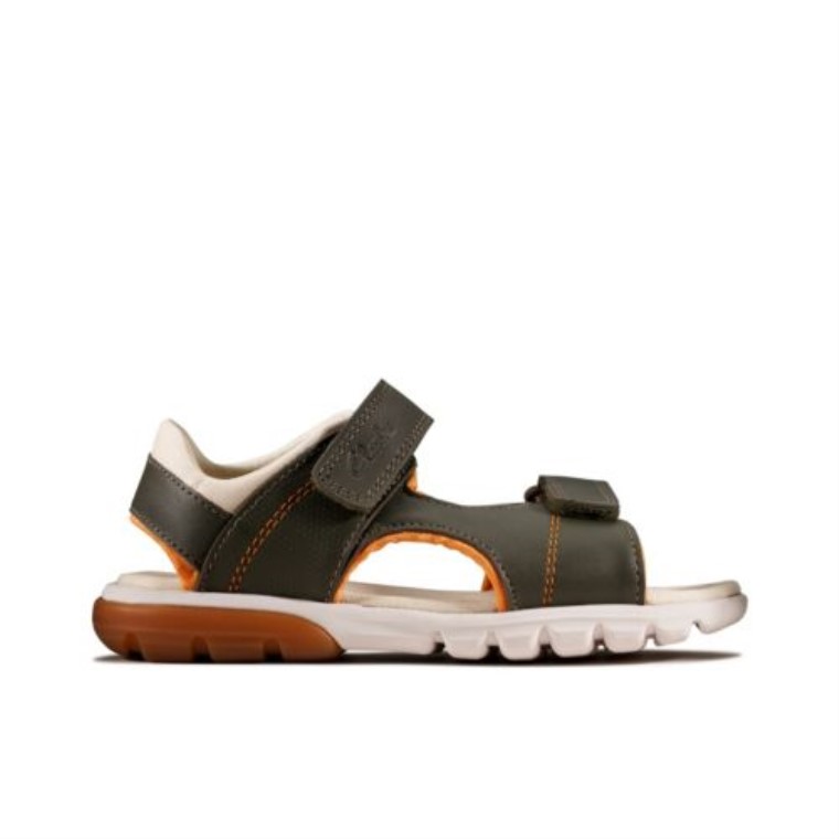 Clarks Cuero Caqui Rocco Wave Jnr G Fit