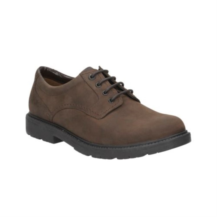 Clarks Lane Stride2 Nubuck Marrón