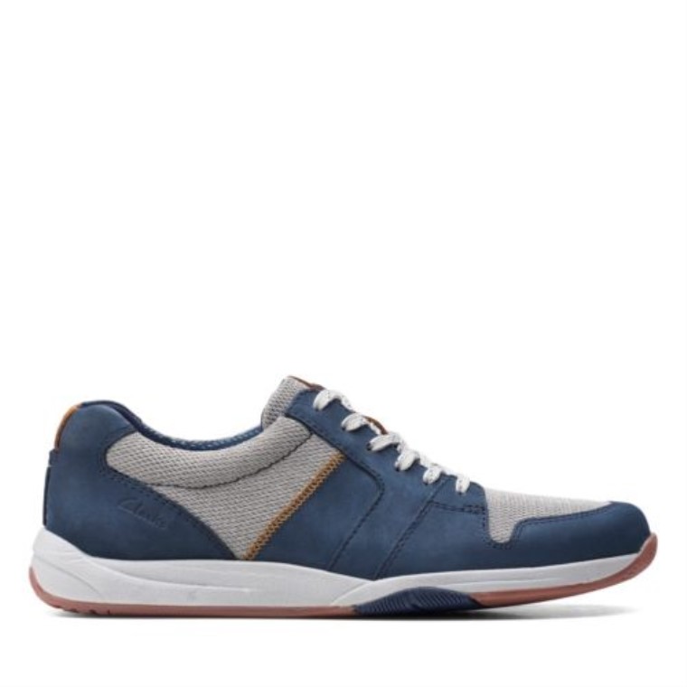 Clarks Langton Encaje Azul Marino Combi Nbk