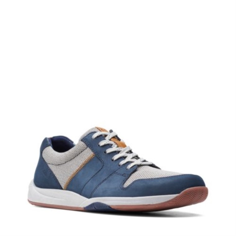 Clarks Langton Encaje Azul Marino Combi Nbk