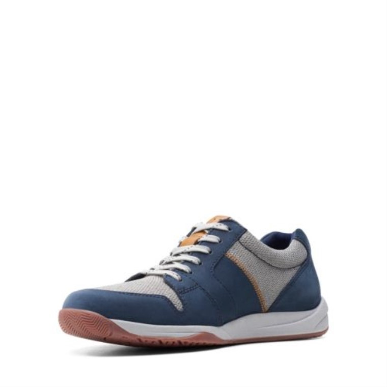 Clarks Langton Encaje Azul Marino Combi Nbk