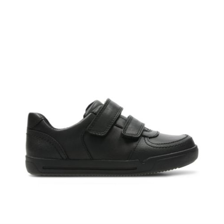 Clarks Mini Racer Pre H Ajuste Negro