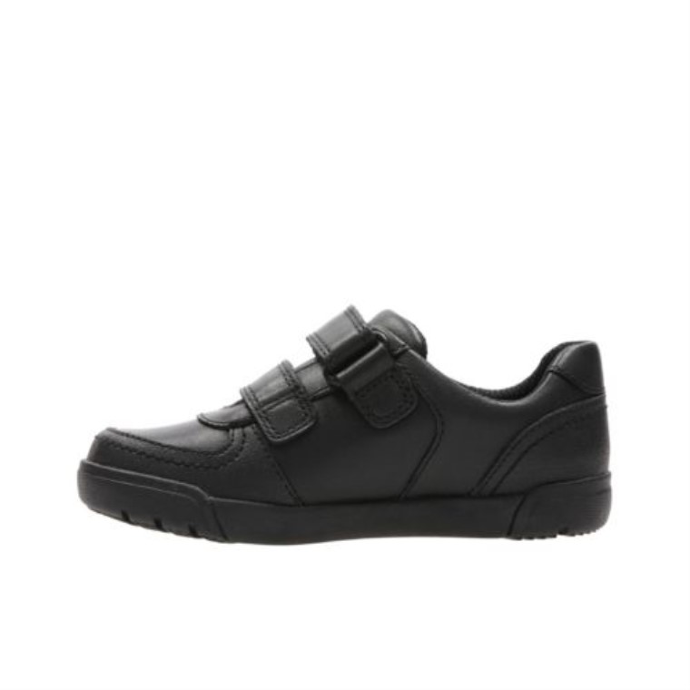 Clarks Mini Racer Pre H Ajuste Negro