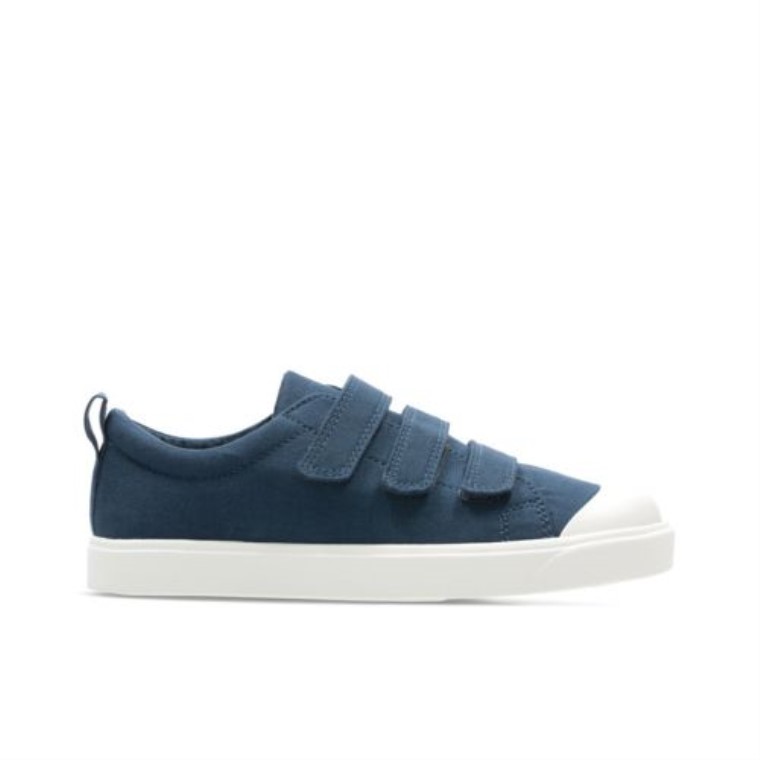 Clarks Azul Marino Ciudad Llamarada Lo Inf G Ajuste