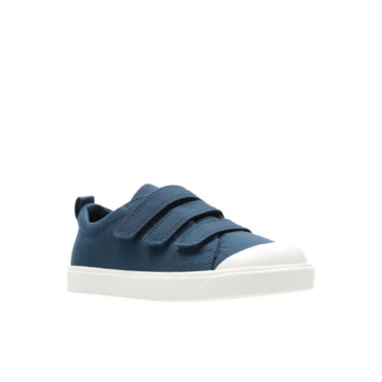 Clarks Azul Marino Ciudad Llamarada Lo Inf G Ajuste