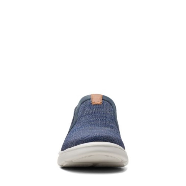 Clarks Punto Azul Marino Bradley Fácil